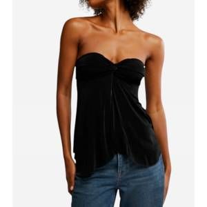 Free People Black Strapless Tunic Top